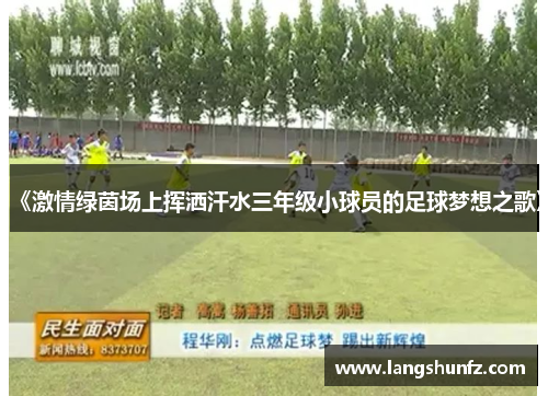 《激情绿茵场上挥洒汗水三年级小球员的足球梦想之歌》